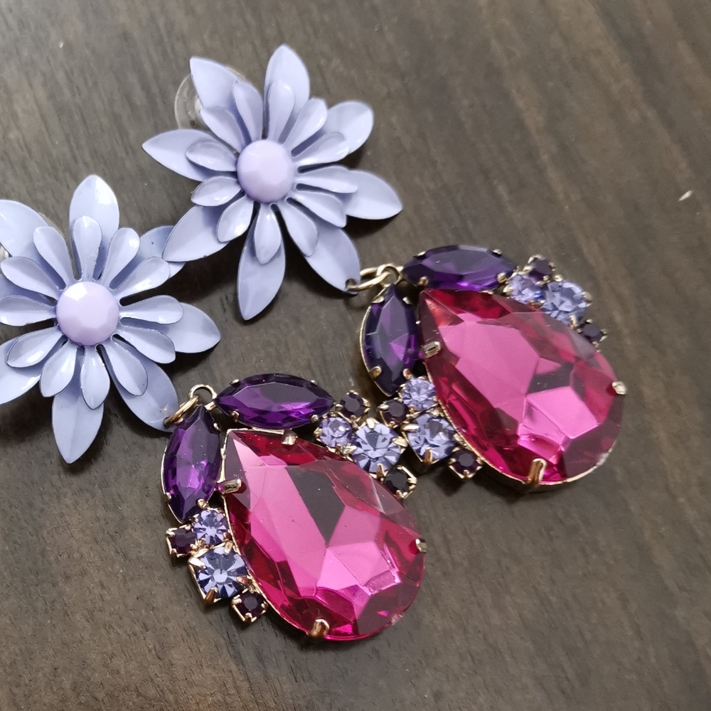 Flower earrings